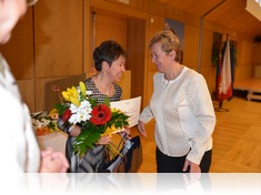 Ocenění paní vedoucí SPC, Mgr. Renaty Paříkové, u příležitosti Dne učitelů